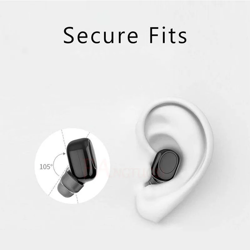 FANGTUOSI мини Bluetooth наушники Беспроводная гарнитура Стереонаушники Скрытые