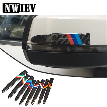 

NWIEV Rearview Mirror Door 3D 3color Carbon Fiber Stickers For Chevrolet Cruze Aveo Captiva Lacetti Ford Focus 2 3 Fiesta Mondeo