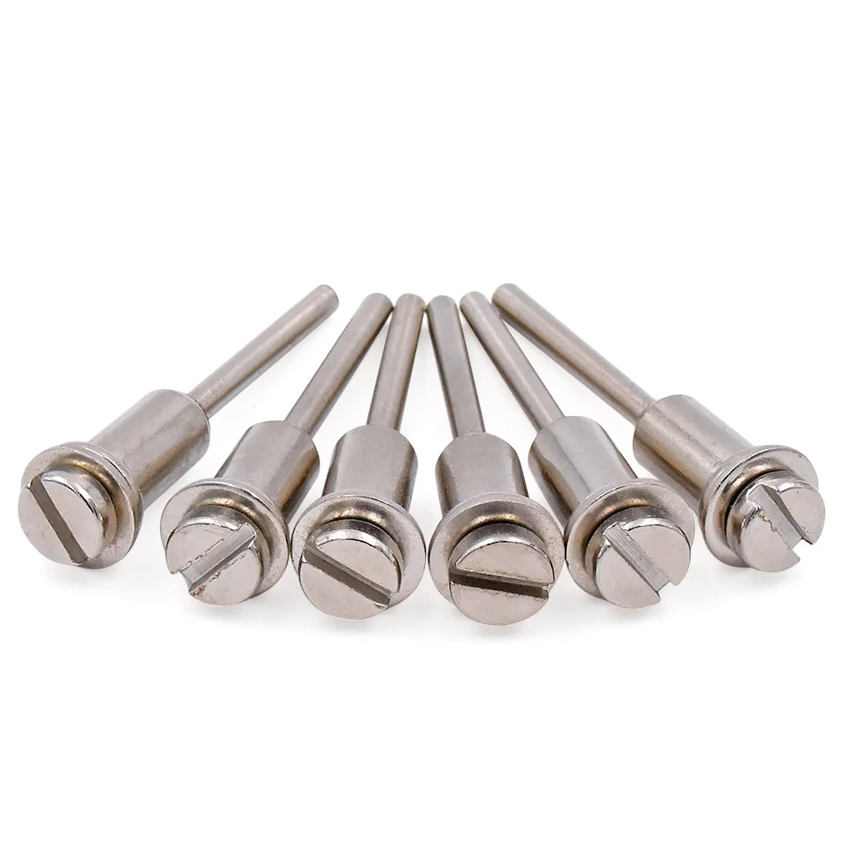 5pcs Screw Mandrel For Dremel Cut Off Wheel Steel Rotary Tool Accessories for HSS Saw Blade Disc