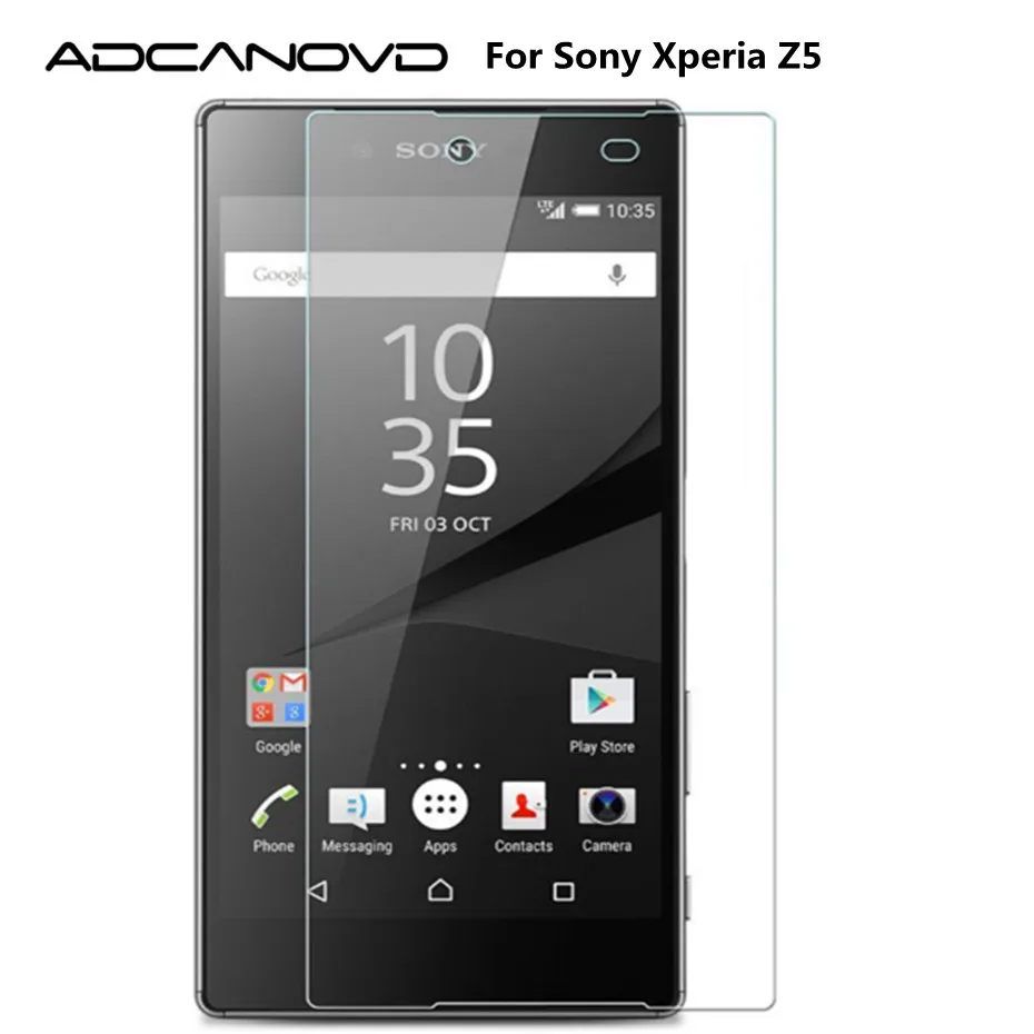 Ультратонкое закаленное стекло Adcanovd 9H для sony xperia z5 Защитное экрана Z5 e6603 e6633 e6653 e6683