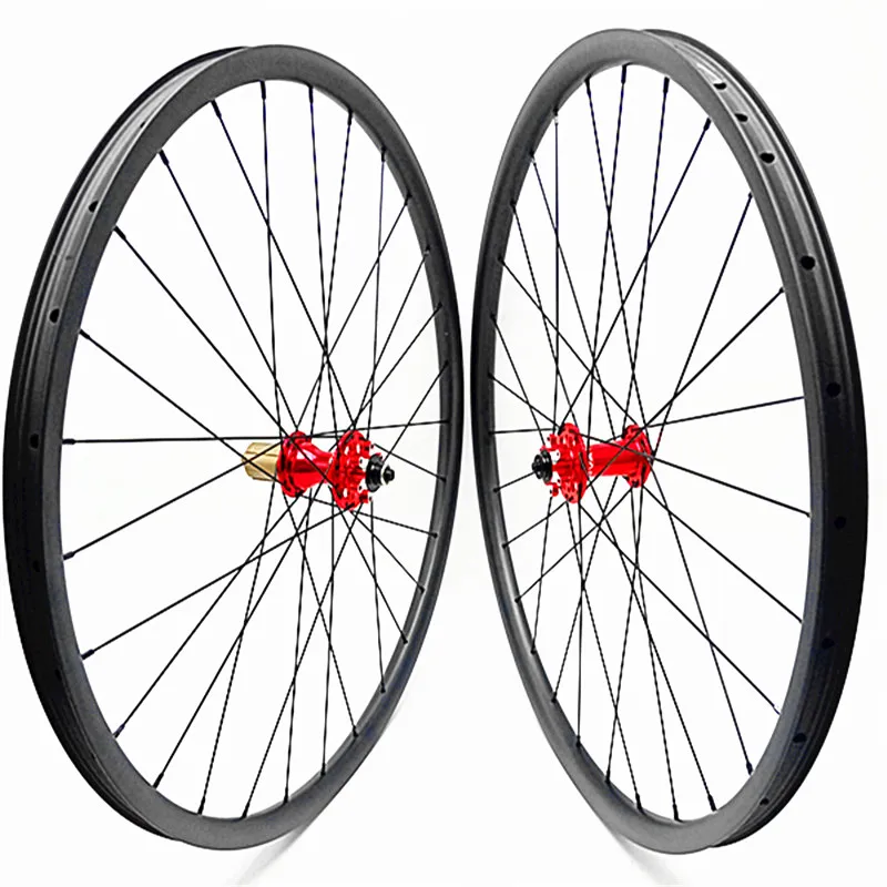 29er Углеродные mtb колеса 30x28 мм бескамерные велосипедные диски 100x9 135x9 bicicleta aro 29