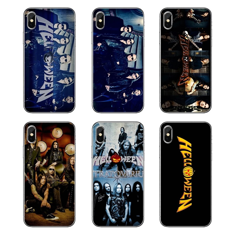 

Soft Transparent Cover Helloween Speed Metal Band Logo Poster For Samsung Galaxy A5 A6 A7 A8 A9 J4 J5 J7 J8 2017 2018 Plus Prime