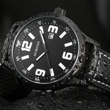 2016 Limitada Ochsyin Relojes Hombre Reloj de pulsera de Cuarzo del Negocio de Manera Genuina Correa de Cuero Fecha Reloj Hombre de Lujo Relogio Masculino