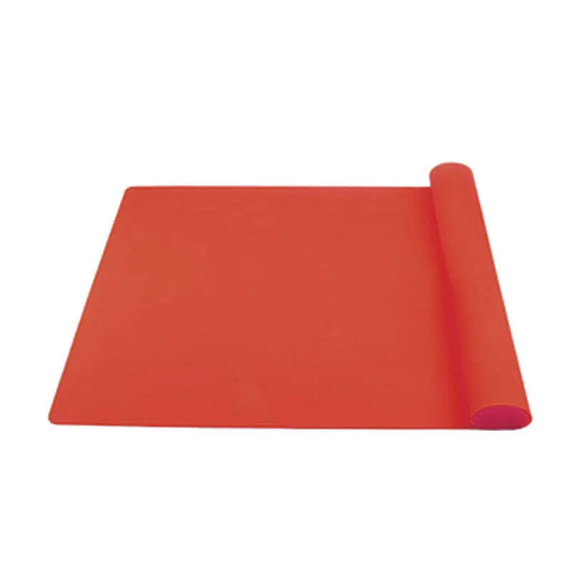 DoreenBeads силиконовые коврики для выпечки коврик для духовки теплоизоляционный коврик подставки для выпечки обеденный стол коврик 40 см x 30 см, 1 штука - Цвет: Red