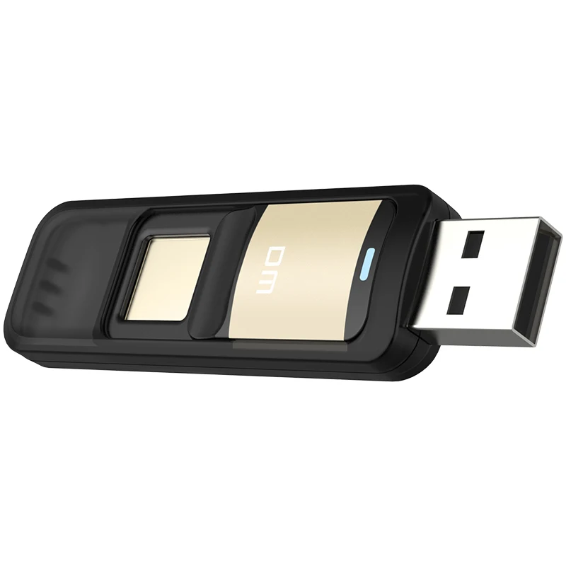 DM PD061 64GB 32GB High-speed Recognition Fingerprint Encrypted High tech Pen Drive Security USB 3.0 Flash Drives USB Stick