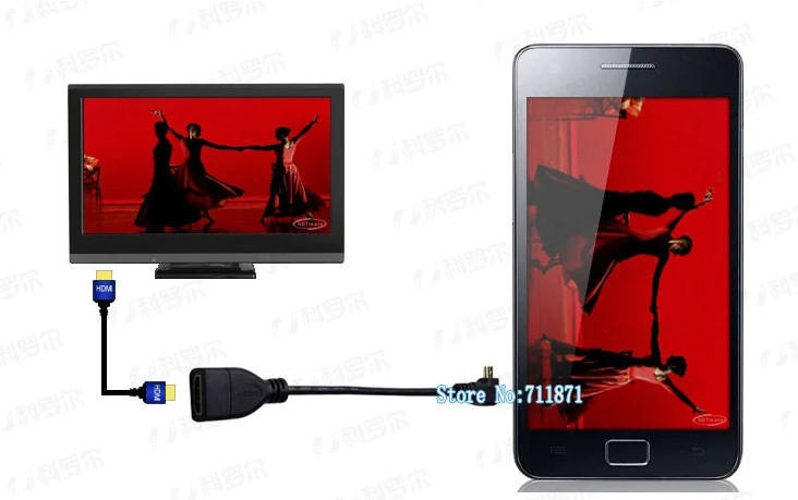 Кабель Micro HDMI Папа мама папа Мама камера MP4 мобильный телефон подключение HD ТВ