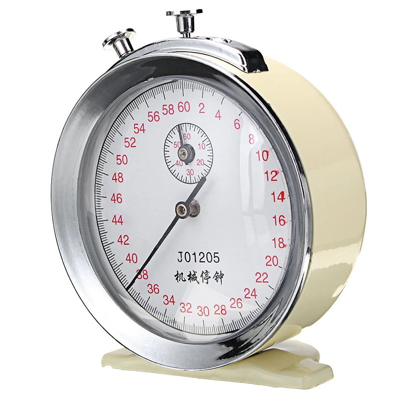 Metal Physics Experiment Timer Mechanical Stopwatch Stop Clock Sports 