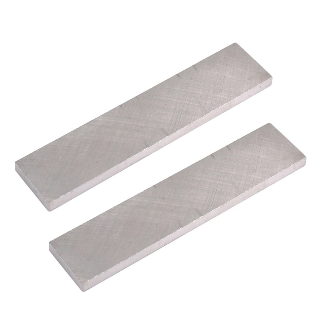 Pack Of 2 Alnico 5 Bar Magnet For Electric Guitar Pickup Parts 60x12.9x3mm