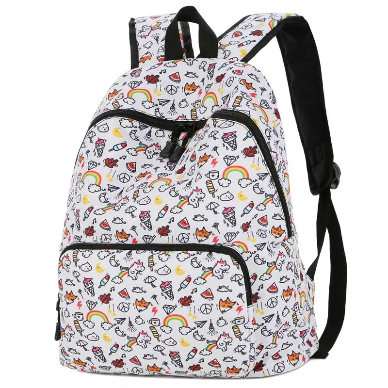 Рюкзак для ноутбука kawaii bolsos unicornio рюкзаки с картинками женский рюкзак милой лисой