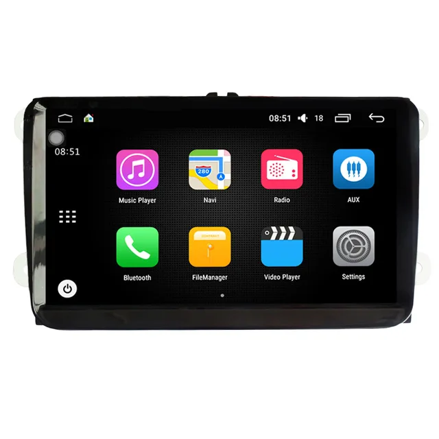 

2 Din 9 Inch Car DVD Player For VW/Volkswagen/POLO/PASSAT/Golf/Skoda/Seat/Fabia With Wifi Radio GPS Bluetooth Map Android Navi