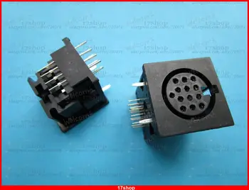 

10 pcs DIN Jack 13 pin Circular Female PCB Mount Connector