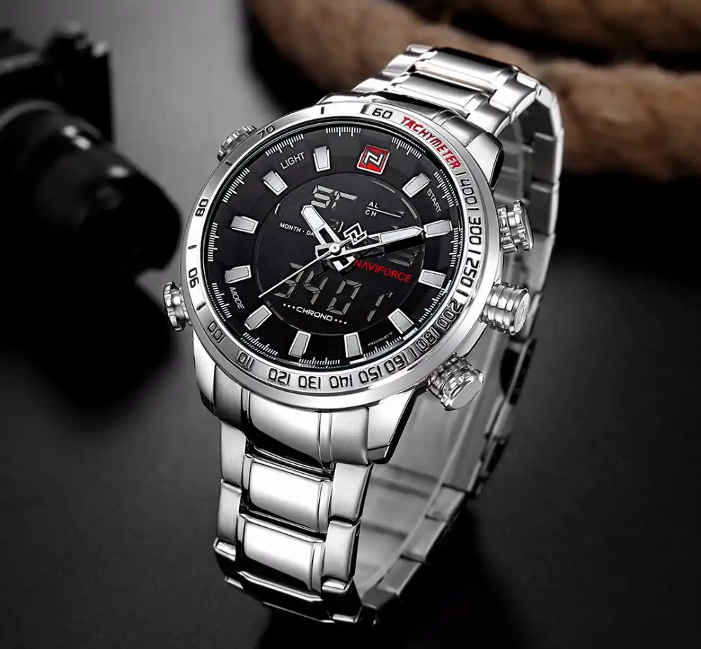 naviforce mens quartz analog watch