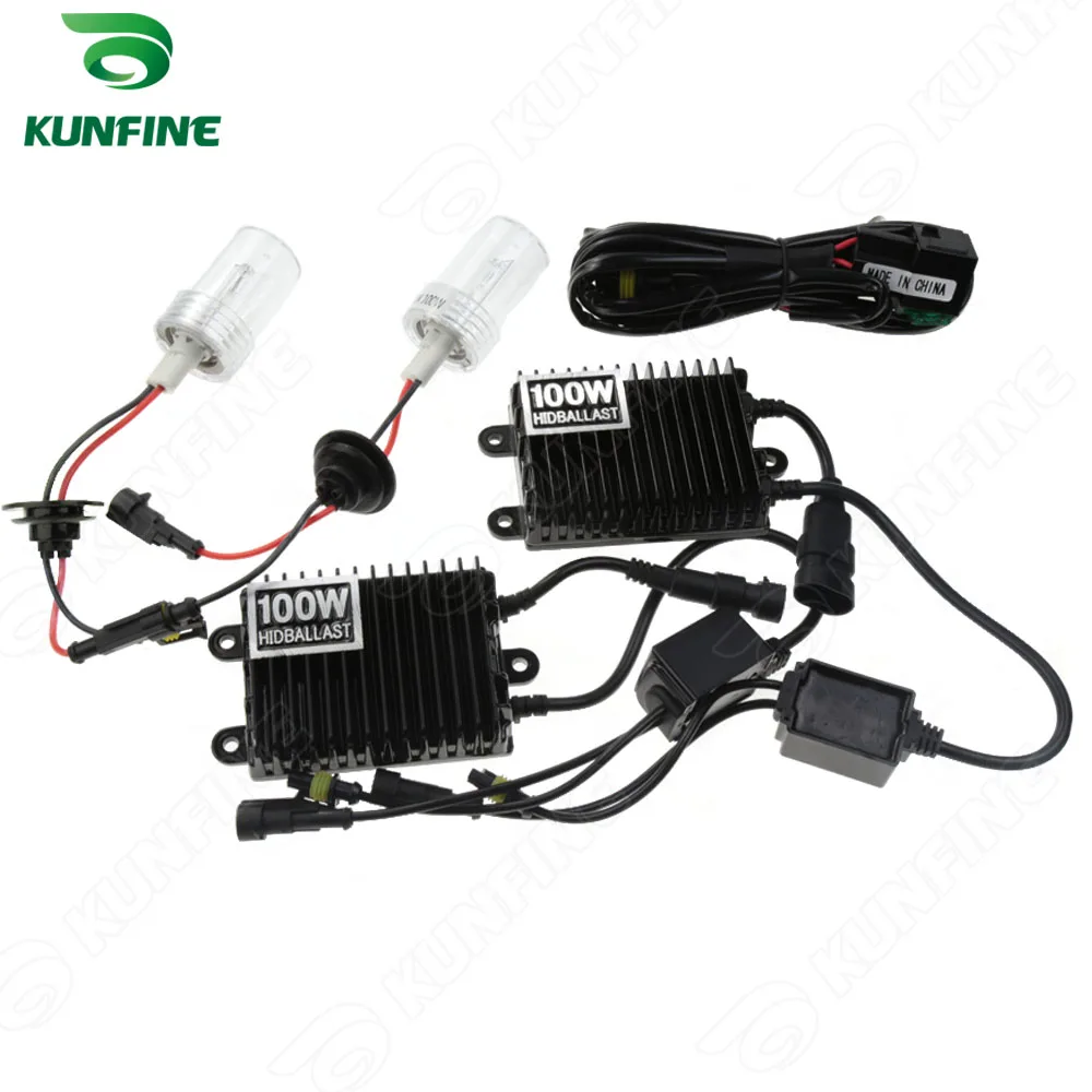 12 В 100 Вт H7 автомобильный HID конверсионный комплект xenon автомобильные hid-фары с 100%