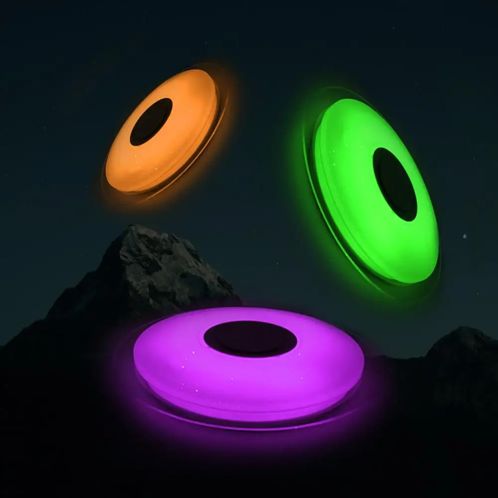  RGB Mordern LED Ceiling Light Dimmable 220V APP Remote Control Bluetooth & Music Speaker Colorful b - 33025880472