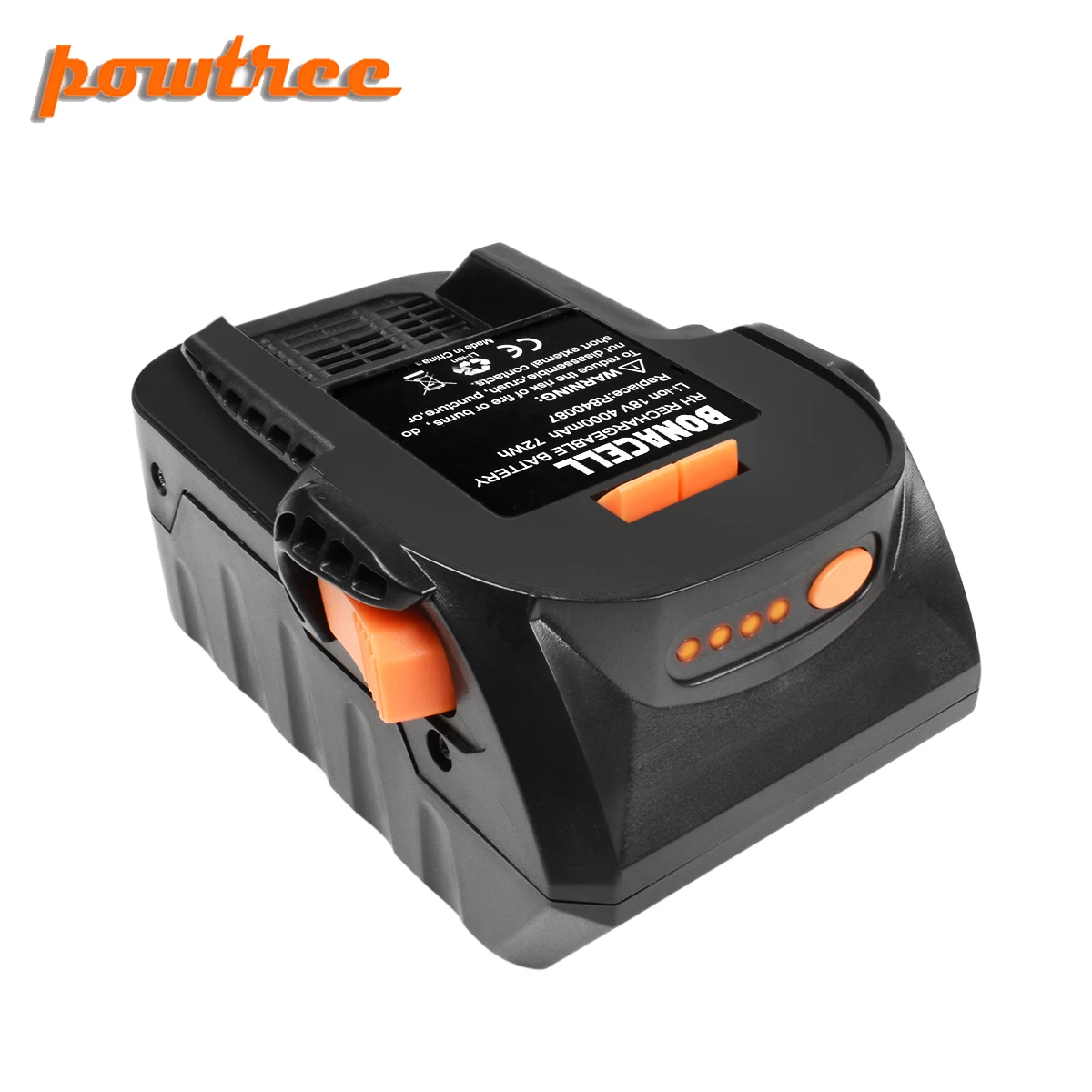 Литий ионная аккумуляторная батарея Powtree 4000 мАч 18 в для инструментов RIDGID R840083 R840085