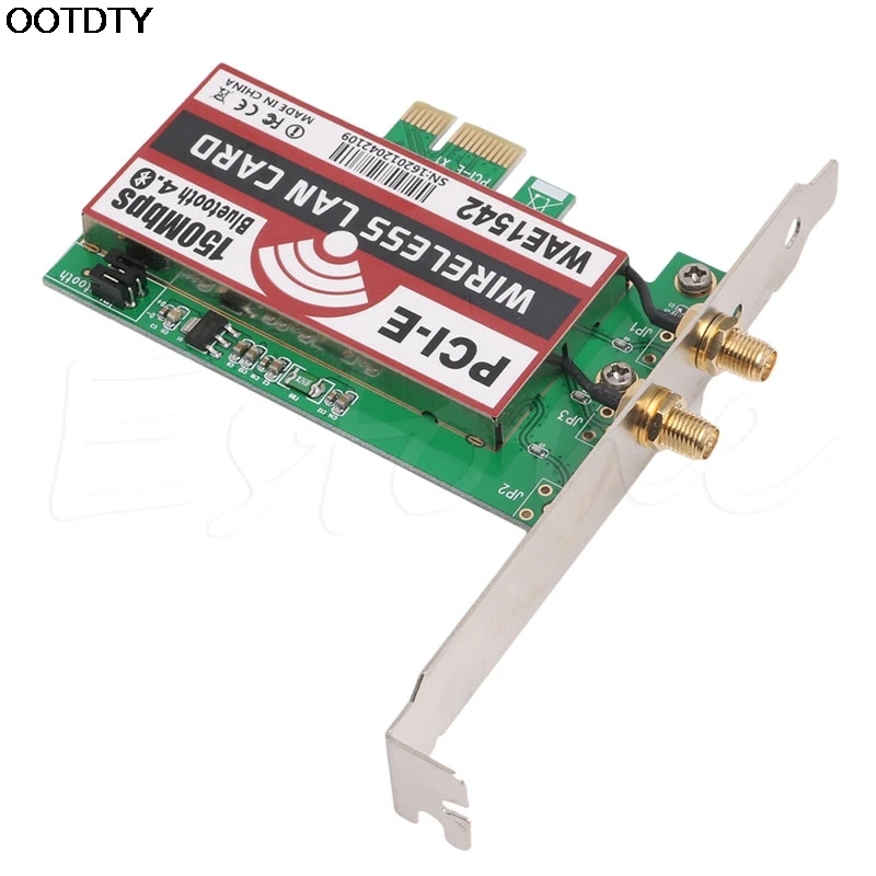 Bluetooth 4,0 Беспроводной 50 м PCI-E PCI Express Card WI-FI сети LAN Ethernet NIC