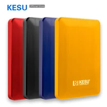 2 ТБ KESU-2518 внешний жесткий диск 1 ТБ USB3.0 HDD 500GB 120GB 160GB 250GB 320GB Портативный внешний жесткий диск HD для настольного ноутбука 4 цвета