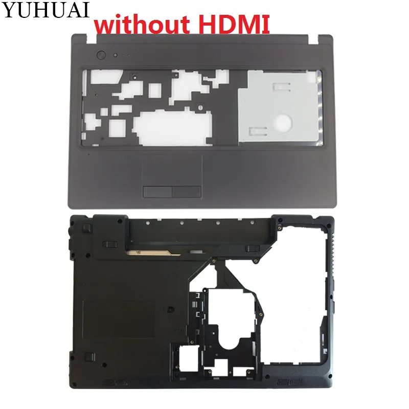

New Case Cover For Lenovo G570 G575 Palmrest COVER/Laptop Bottom Base Case Cover Without "HDMI