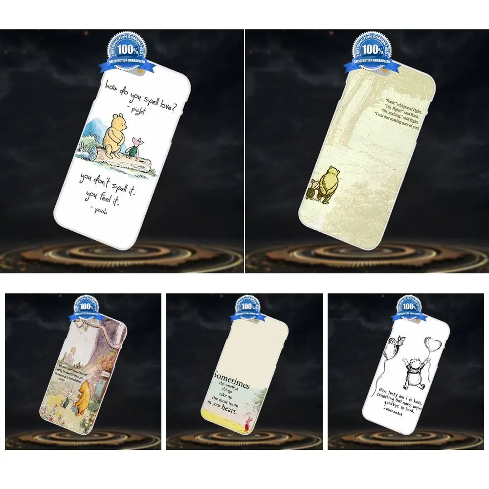 

Bixedx For Huawei G7 G8 Honor 5A 5C 5X 6 6X 7 8 V8 Mate 8 9 P7 P8 P9 P10 Lite Plus Soft Case Mobile Winnie The Poohs Quotes