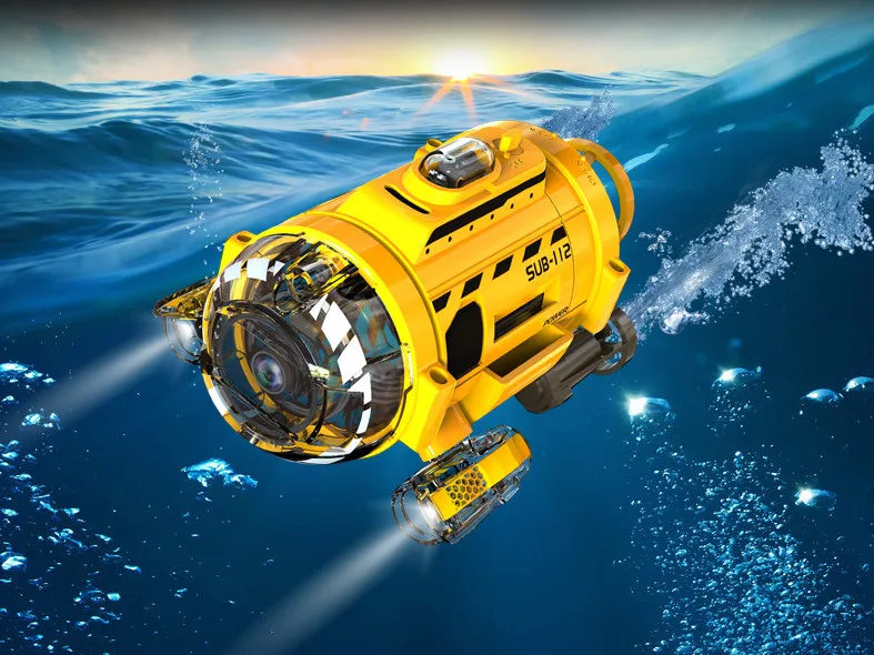 Submarino de controle remoto com câmera Clearance