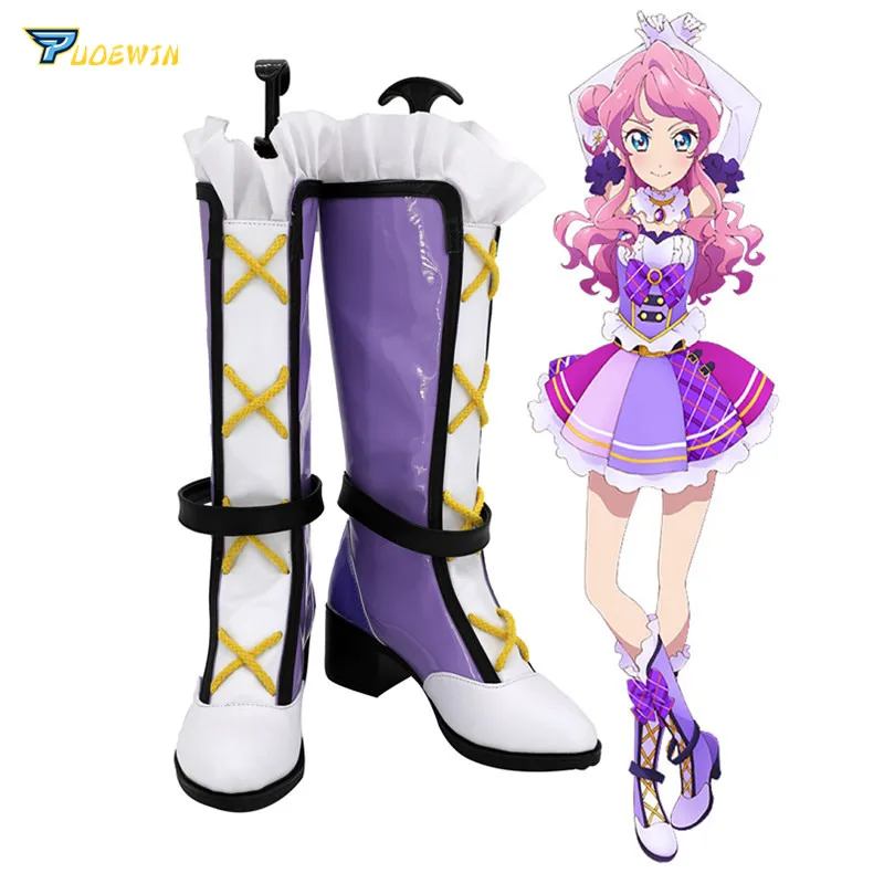 Aikatsu Friends Chouno Maika/Обувь для костюмированной вечеринки ботинки на заказ |