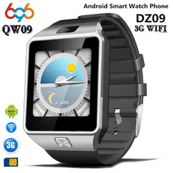 696 QW09 Смарт часы DZ09 Android обновление Bluetooth мобильный телефон Smartwatch Поддержка Wi-Fi 3g SIM карта Play Store скачать приложение