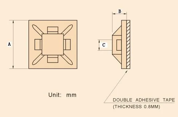 tie mount cable
