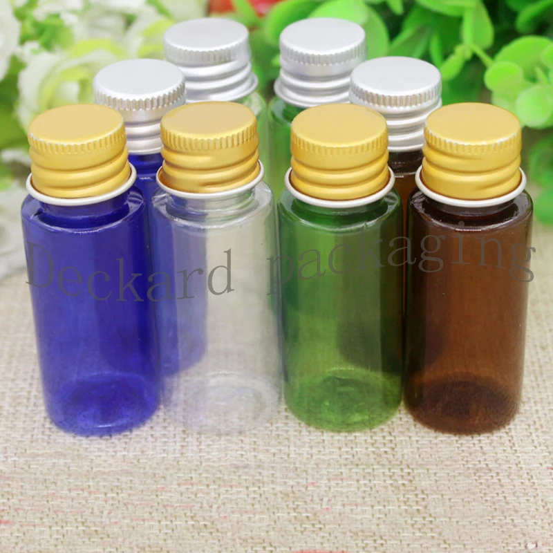 100pcs 15ml Aluminum lid Liquid Water Storage containers small