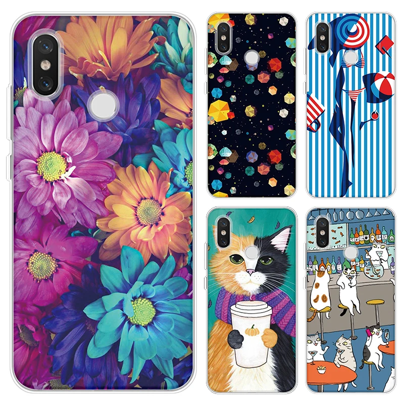 

Silicone Soft TPU Case For Xiaomi Redmi Mi 8 Note 7 5 5X 5S 6 6X Pro A1 A2 Lite 9 SE Explorer Mix 2 2S 3 Play Pocophone F1 Case