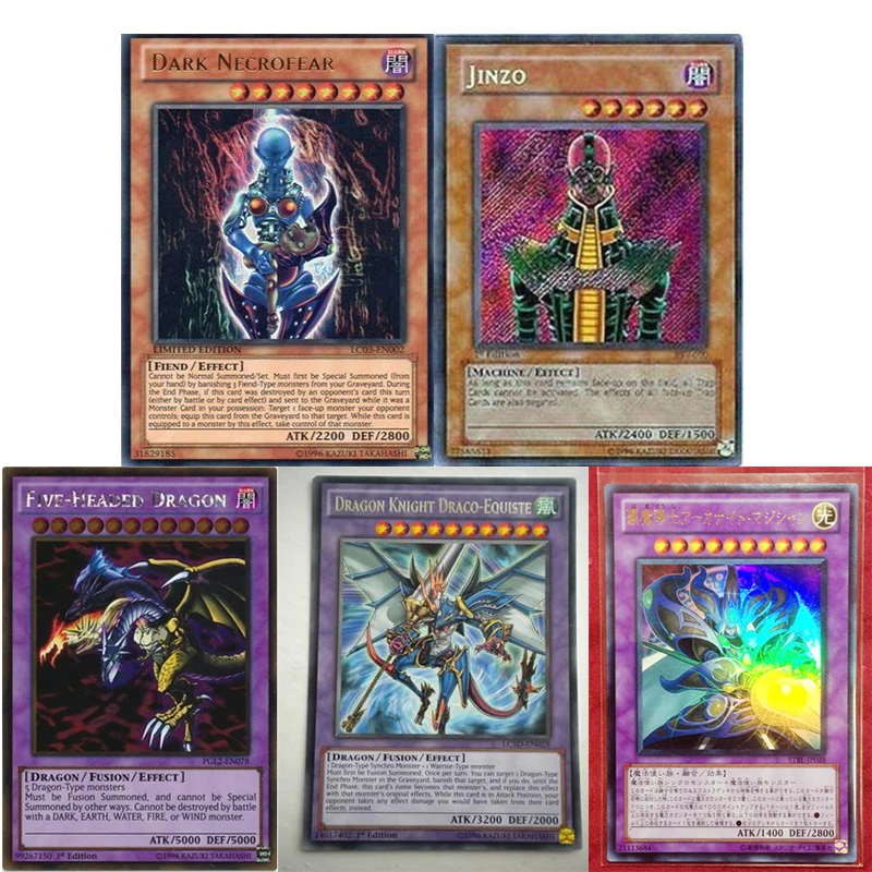 Yu Gi Oh карточная игра пять император дракон/Пять драконов хаос Magic Amitier FGD PGL2 игра юджиох карты коллекция