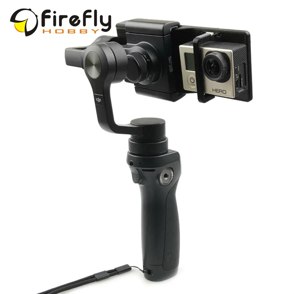 3D печатных адаптер для креплений для GoPro Hero3/4/5/6 YI Камера Кронштейн подходит для OSMO MOBILE 1 2