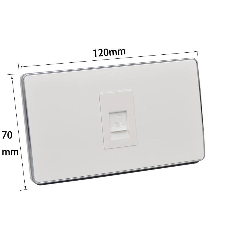 120 Type 1 Port CAT5E RJ45 Wall Outlet pic 3