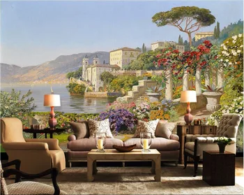 

Custom mural 3d room wallpaper Aegean sea landscape home decoration painting picture 3d wall murals wallpaper for wall 3 d