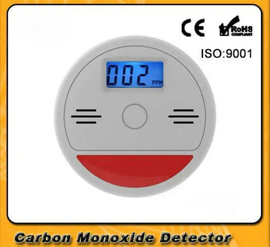 

SmartYIBA NEW Warning High Sensitive LCD Photoelectric Independent CO Gas Sensor Carbon Monoxide Poisoning Alarm Detector