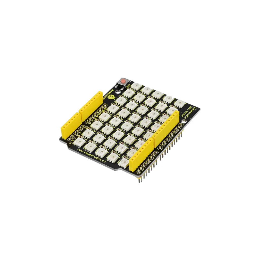 Новинка! Матричный экран Keyestudio 40 RGB LED WS2812 Pixel для Arduino UNO R3|Аксессуары