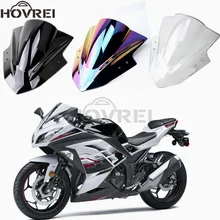 Для Kawasaki Ninja 250 300 EX300 EX 300 2013 Double Bubble лобовое стекло ветровое стекло мотоцикла ветровые дефлекторы