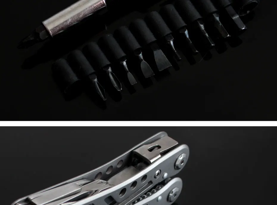 Multifuncional dobrável alicate edc multitool ferramentas de