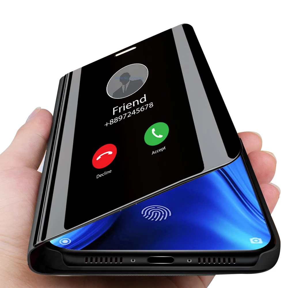 

Mirror Flip Case For Xiaomi Redmi Note 7 Cover Cases On Redmi 7A 6A 4A K20 Note 7 5 6 Pro Stand Case Red Mi Note7 Note 5A Prime