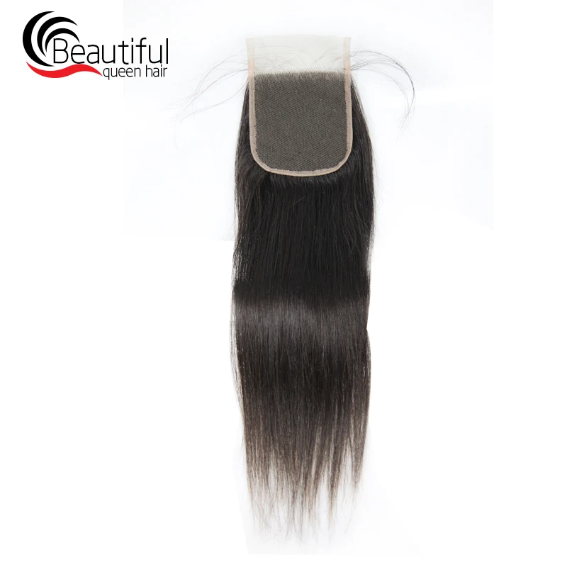 Красивые queen hair перуанский прямые волосы 3 шт. человеческие пряди с закрытием