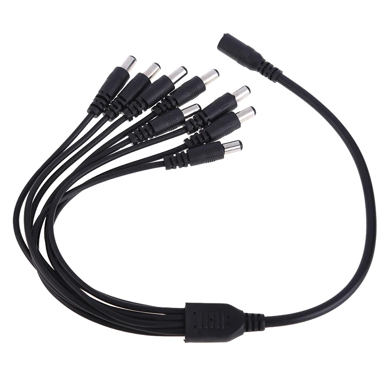  Hight Quality CCTV Security Camera 2.1mm 1 to 8 Port Power Splitter Cable Pigtails 12V DC lb HR - 32791018260