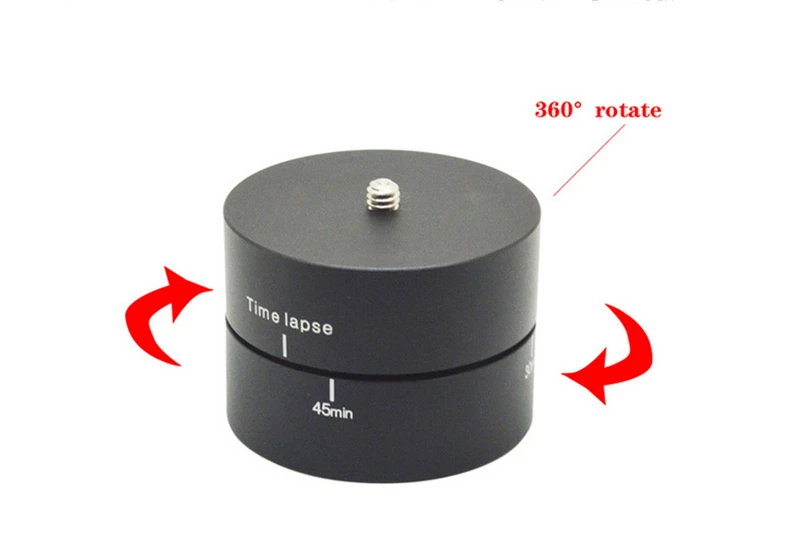 

360 Degrees Panning Rotating Time Lapse Stabilizer + Tripod Mount Adapter for Gopro Hero 4 3+ 3 SJCAM forXiaomi Action Camera