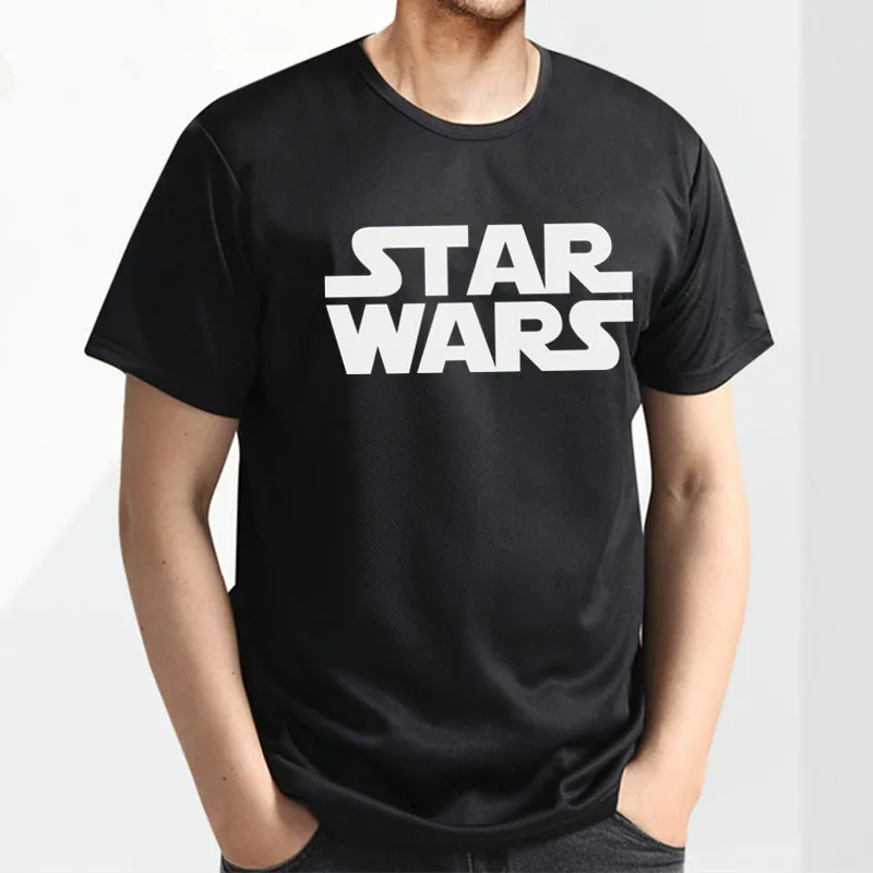 Quick Dry Tees Summer Men's T shirt Casual Movie Star Wars T Shirt The ...