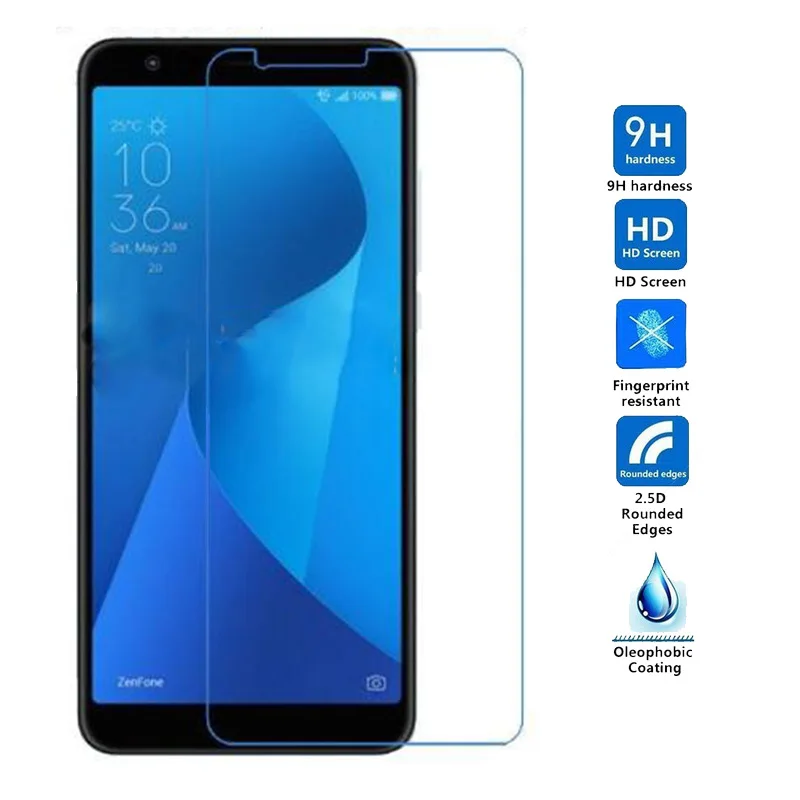 2 шт закаленное стекло для Asus Zenfone Max Plus M1 ZB570TL X018D Защита экрана для Asus Zenfone Max Plus/M1 защитное стекло