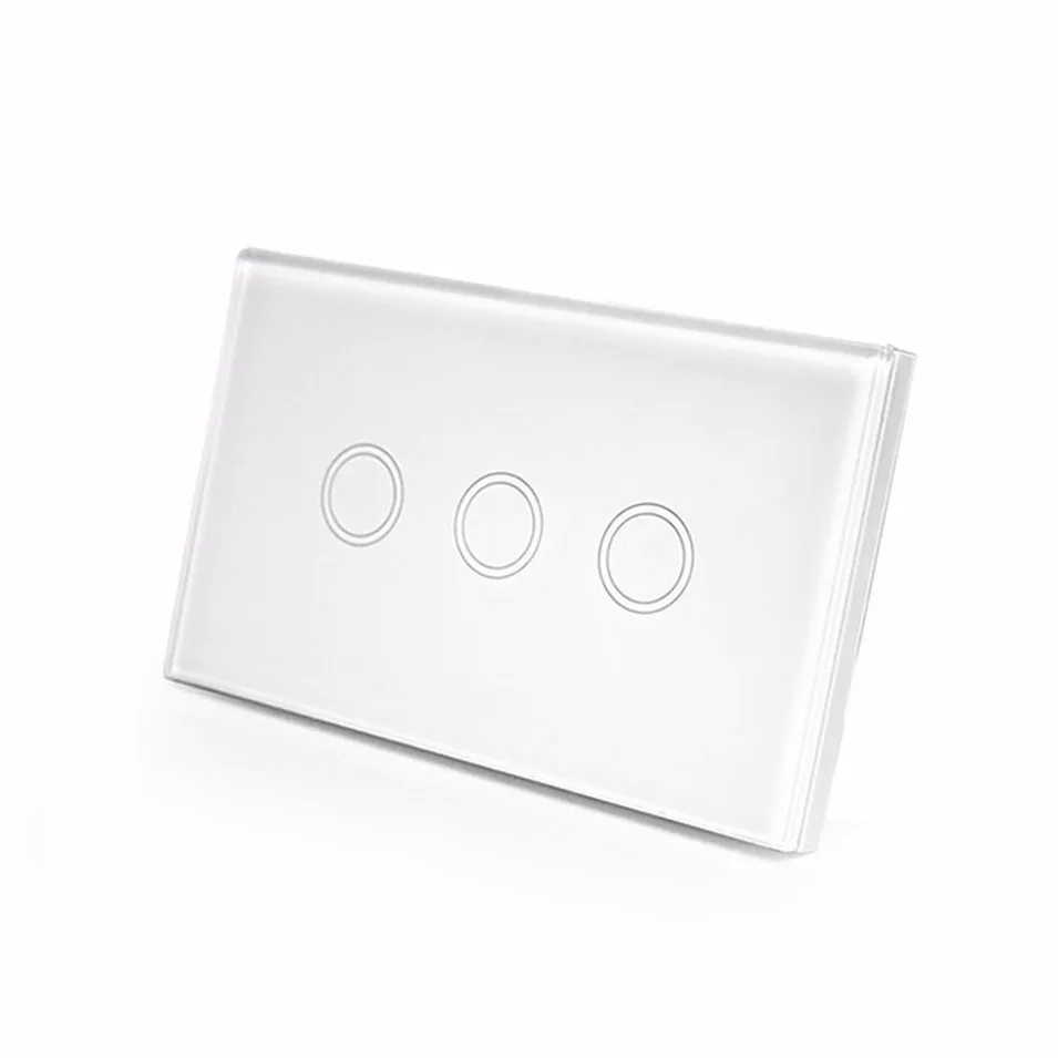 2017 New SESOO US Remote Control Switch 1 Gang 2 Gang 3 Gang,RF433 Smart Wall Switch,Wireless Remote Control Touch Light Switch-2