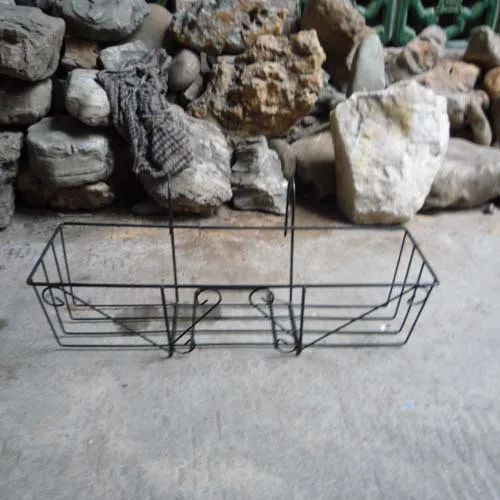 Crown recommended - made hook-style rack -JN61 frame black (balcony garden flower rack) | Безопасность и защита