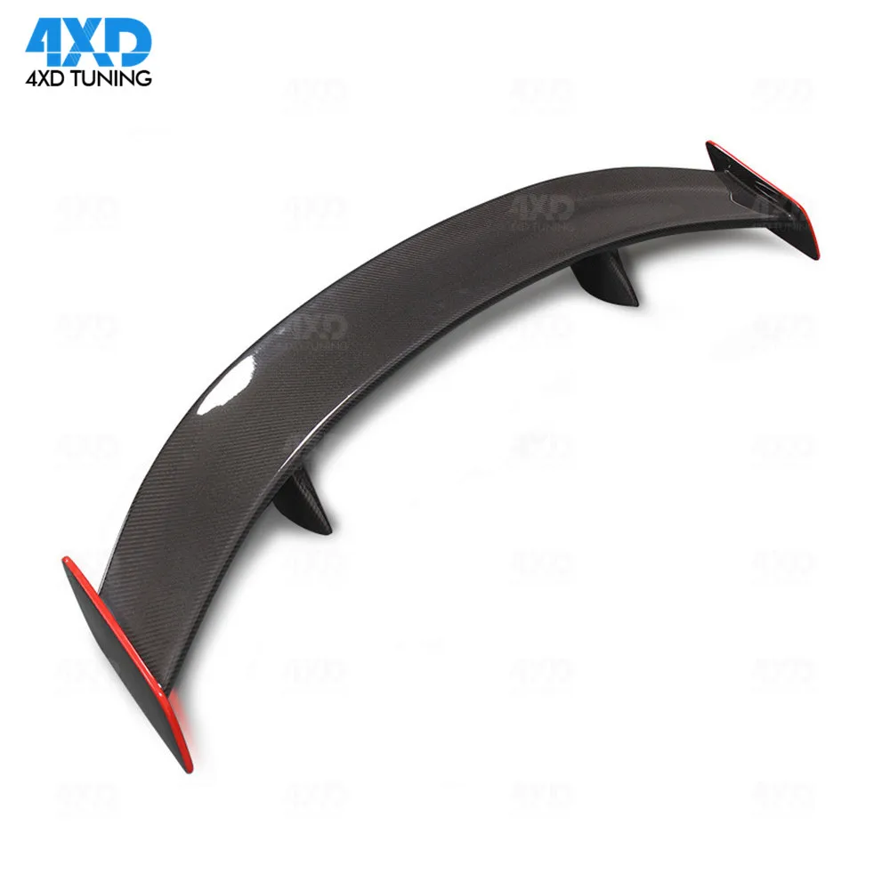For Mercedes CLA45 W117 Carbon Spoiler With Red Line GT Style AMG Rear