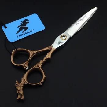

High Quality Professional hairdressing Scissors Set Silver Color Hair Dressing Cutting 6inch For Hairdresser