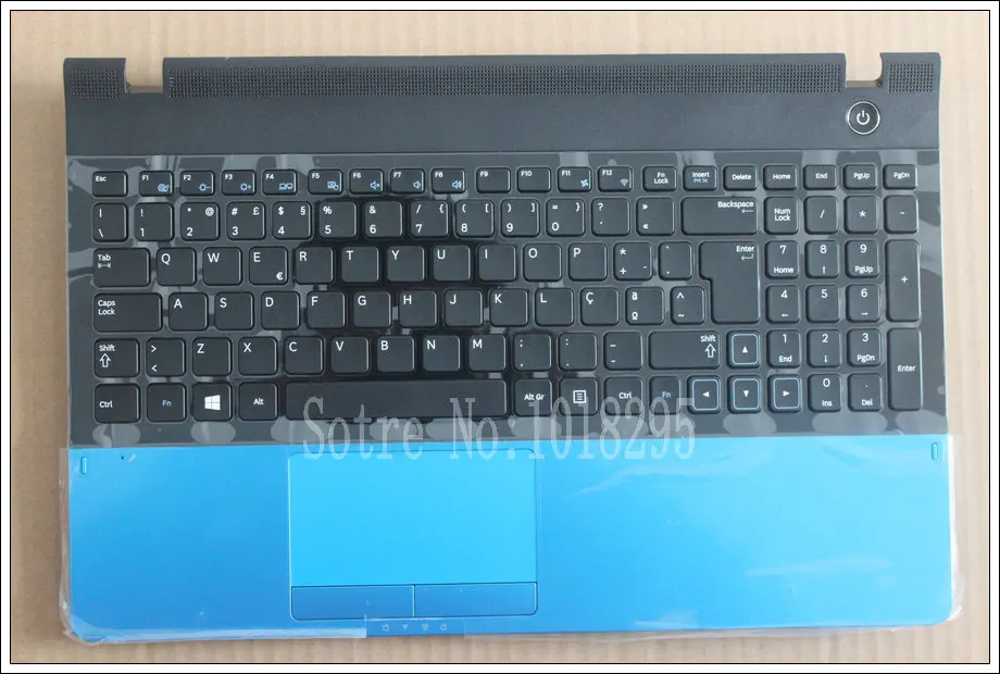 

For samsung NP300E5A NP305E5C NP300e5x NP305E5A 300E5A 300E5C 300E5Z Portuguese PO laptop keyboard with case Palmrest Touchpad