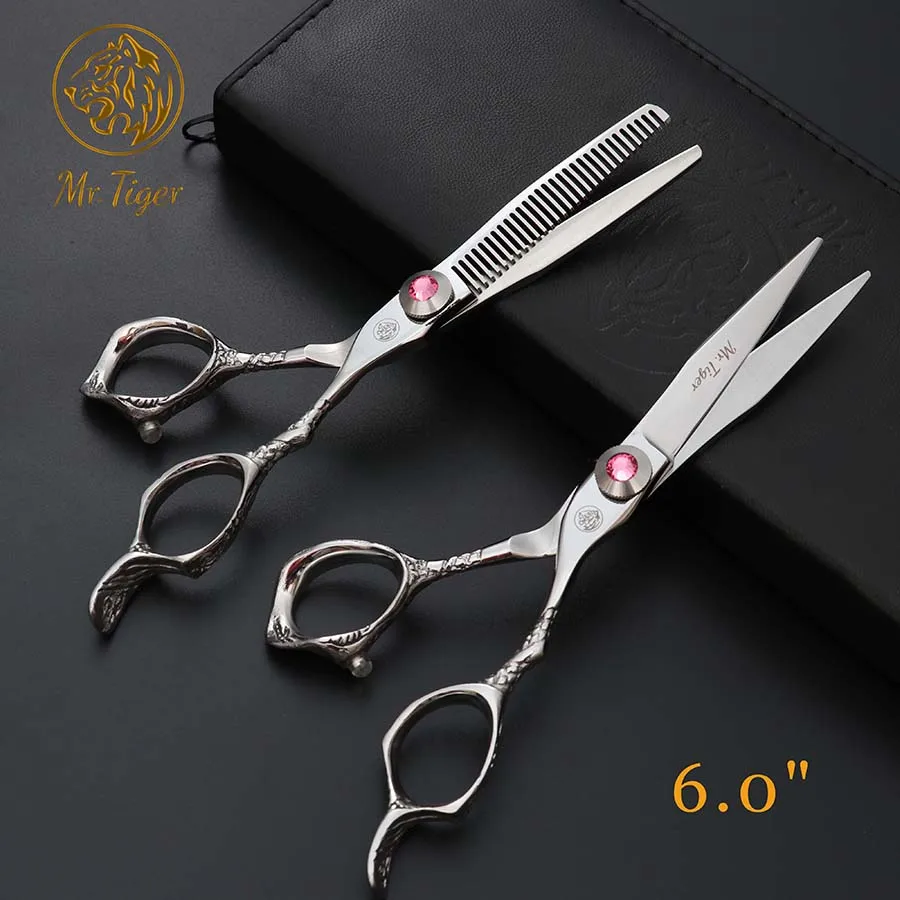

2018 New 5.5 6.0 Professional Hair Scissors Hairdressing Scissors Barber Hair Cutting Shears Set Cut Hair Scissors Salon Cutter