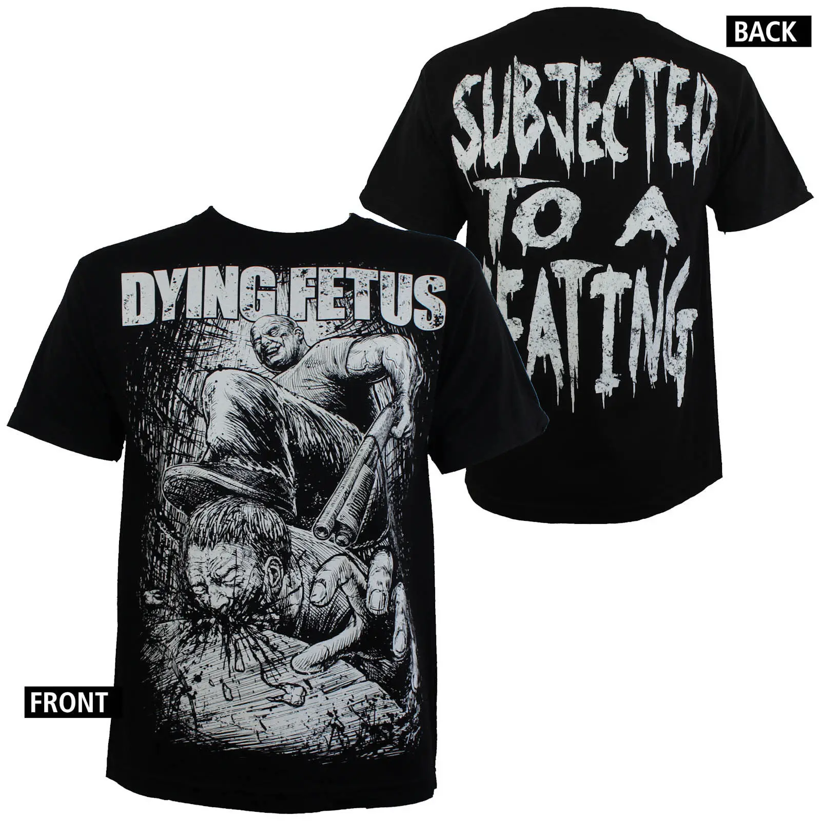 Authentic DYING FETUS Band Curb Stomp T Shirt S 3XL Short Sleeve Round